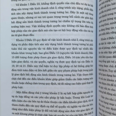 Tổng luận và bình giải Luật Kinh doanh Bất động sản năm 2023 (sửa đổi, bổ sung năm 2024)