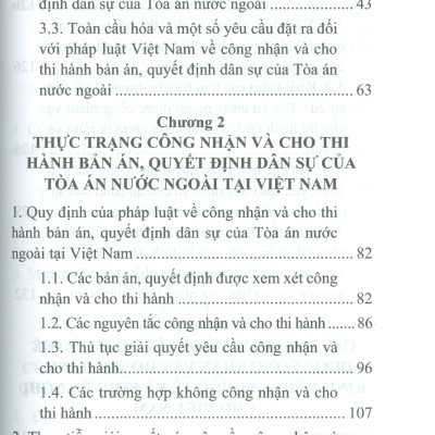 Công Nhận Và Cho Thi Hành Bản Án, Quyết Định Dân Sự Của Toà Án Nước Ngoài Trong Bối Cảnh Toàn Cầu Hoá Và Khuyến Nghị Cho Việt Nam (Sách chuyên khảo) - TS. Nguyễn Thu Thuỷ chủ biên