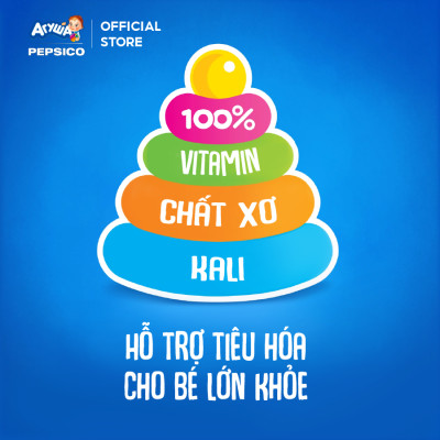 Thùng 10 Gói Trái cây nghiền vị táo, chuối, dâu tây và kiwi Agusha 90g/gói dành cho bé từ 6 tháng trở lên