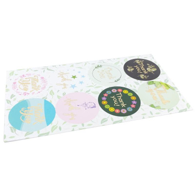 Sticker Cảm Ơn Ánh Kim - Teenage CTE-032 (5 Tờ)