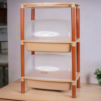KỆ NẮP LỒNG ĐỰNG CHÉN BÁT ĐĨA  1 / 2 / ,3 TẦNG CÓ NẮP ĐẬY - KỆ LỒNG CÓ NẮP ĐẬY KÍN CHỐNG BỤI VÀ CÔN TRÙNG TIỆN LỢI