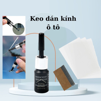 Phụ Kiện Keo Gắn Kính Chắn Gió Ô TÔ Chống Nứt Tiện Dụng/Keo sửa chữa vết nứt kính ô tô/keo dán vết nứt