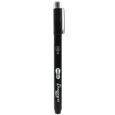 Bút Kim Kỹ Thuật 0.2 mm - Drawing Pen - Colorkit DW-C001 - Mực Đen