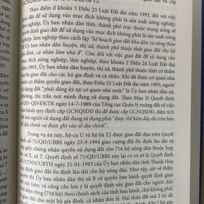 Án lệ Việt Nam - Phân tích và luận giải, tập 1 từ án lệ 01 đến án lệ 43 (tái bản lần thứ hai)