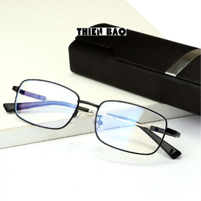 Kính lão thị, viễn thị HAI TRÒNG nhìn Xa - gần TIỆN LỢI cực đẹp KV22 gọng titan Dẻo cực bền toàn viền cao cấp Loại I ( Xa 0 gần có độ)