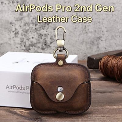 Bao Case Da Ngựa cho Airpods Pro / Airpods Pro 2 - Hàng Chính Hãng