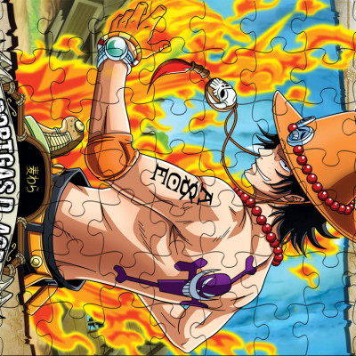 Tranh xếp hình Tia Sáng Portgas D.Ace ( 63 mảnh)