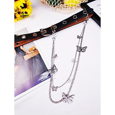 Chuỗi xích móc đai quần mix cánh bướm độc đáo