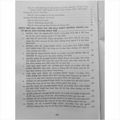 Sách Luật Thi Đua, Khen Thưởng Và Công Tác Thi Đua Khen Thưởng Trong Các Cơ Quan Ban Ngành, Đoàn Thể - V2133D