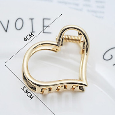 Kẹp tóc kim loại - kẹp tóc mini - kẹp nửa sau - kẹp tóc trái tim