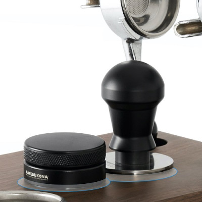 Giá đỡ tamper bằng gỗ tự nhiên pha cà phê máy espresso CAFE DE KONA