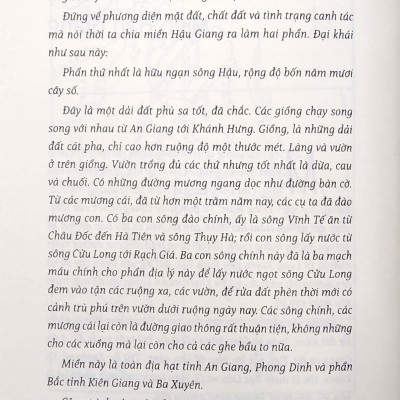 Sơn Nam - Tìm Hiểu Đất Hậu Giang & Lịch Sử Đất An Giang