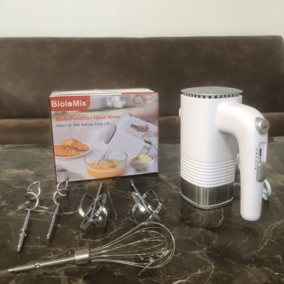 Máy trộn bột, đánh trứng, tạo bọt cầm tay đa năng 3 trong 1 nhãn hiệu Biolomix BM688 - HÀNG NHẬP KHẨU