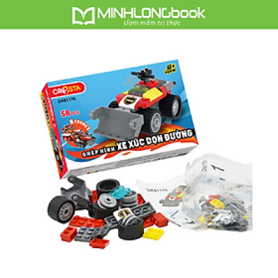 Đồ Chơi: Ghép Hình - Lực Lượng Cứu Hộ_ Xe Xúc Dọn Đường (58 Chi Tiết) DK81176