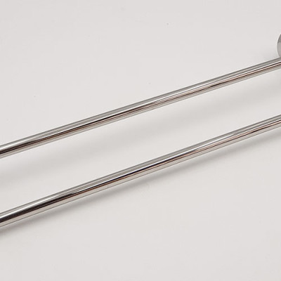 Máng treo khăn đôi cong Inox SUS 304 Eurolife EL-B3 (Trắng bạc)