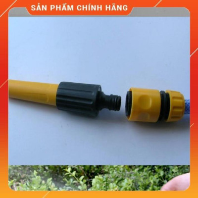 Bộ dây vòi xịt nước ️ , tăng áp 3 lần, loại 3m, 5m 206622-5 cút sập,nối nhựa vàng+ móc khoá