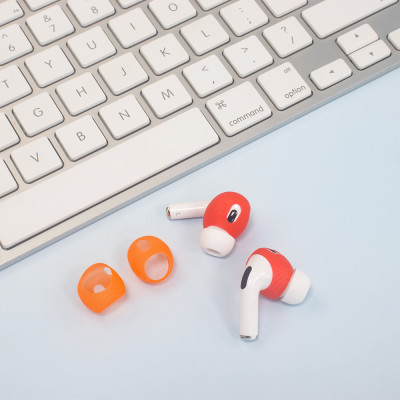 Bộ 5 Cặp vỏ bọc nút tai nghe bằng silicon mềm gợn sóng chống trượt và chống rơi cho Airpods Pro 2 - Hàng Chính Hãng