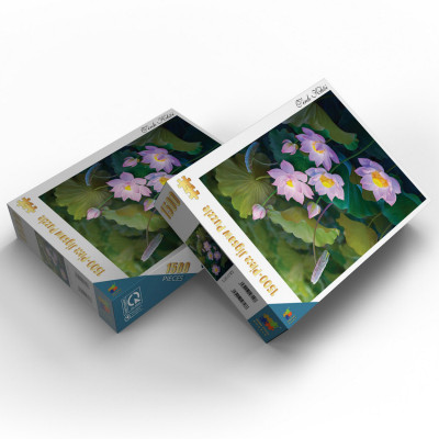 Tinh Khôi - Bộ Tranh Ghép Hình Minh Châu 1500 Mảnh Kích Thước 60x80cm