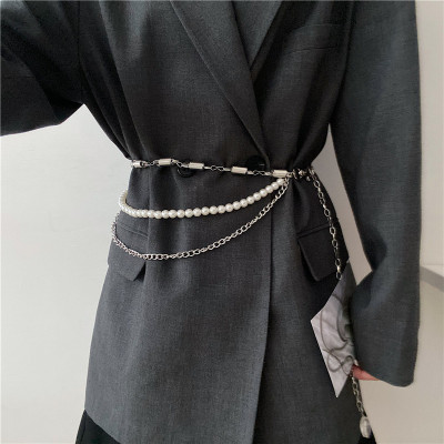 Belt xích Chuỗi thắt lưng kim loại titan không gỉ cá tính phối nhiều layer nhiều kiểu đeo sáng tạo cá tính ấn tượng nam và nữ unisex