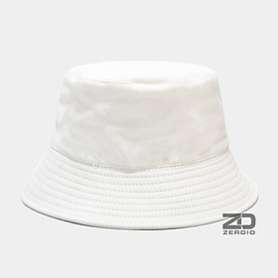 Nón vành tròn, Mũ bucket tai bèo nam nữ trơn kiểu dáng Basic vải cotton 2 lớp cao cấp