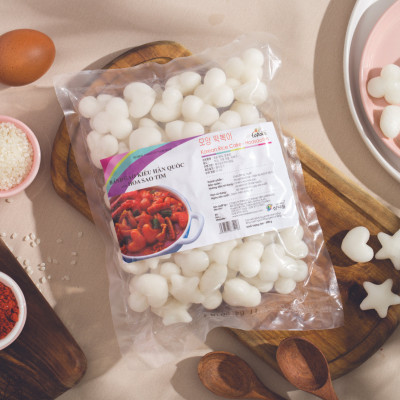 Bánh Gạo Hàn Quốc Hoa Sao Tim 