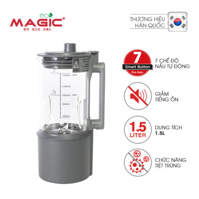 Máy Làm Sữa Hạt Đa Năng Giảm Tiếng Ồn Magic Eco AC -141 (1.5 Lít) - Hàng chính hãng