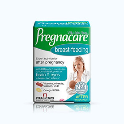 Thực phẩm bảo vệ sức khỏe Vitabiotics Pregnacare Breast-feeding (Hộp 84 viên)