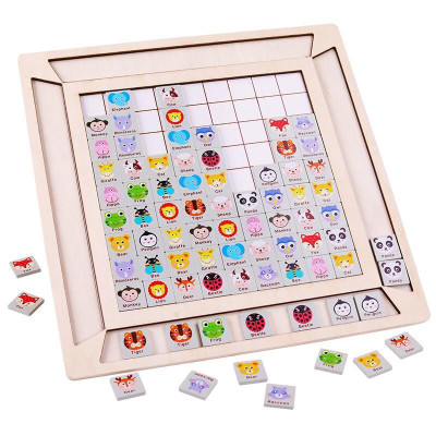 Đồ Chơi Gỗ Xếp Hình Pikachu, Đồ Chơi Thông Minh Rèn Luyện Tư Duy Trí Não Cho Bé 