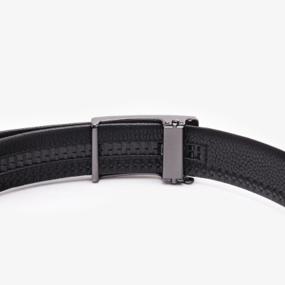 Thắt Lưng Nam Dây Lưng Da Thật GENCE LG48 Chất Liệu Da Bò Cao Cấp Màu Đen