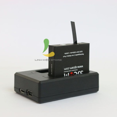 Dock sạc đôi cho camera hành trình SJCAM SJ8 - Hàng nhập khẩu