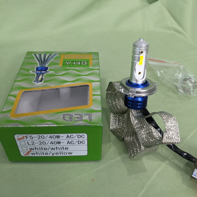 BMA F5: Đèn Pha ÔTô XeMáy Siêu Sáng với Ánh Sáng Cos Vàng và Pha Trắng - Chất Lượng Tốt từ QN LEDLIGHT