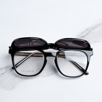 Gọng Kính 2 Trong 1 Vuông SHADY Unisex G2328