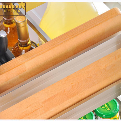 Giá dao thớt gia vị đa năng cho tủ bếp chất liệu inox hộp chính hãng Grob