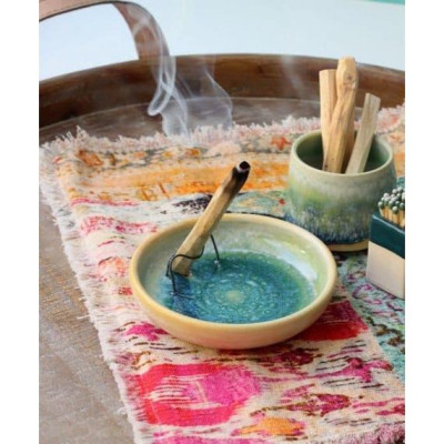 Combo THANH TẨY & BẢO VỆ gồm 2 thanh palo santo và 2 bó xô bảo vệ Bạch đàn (Eucalyptus smudge stick)