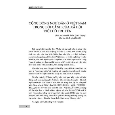 Sách - Cộng Đồng Ngư Dân Ở Việt Nam - Nguyễn Duy Thiệu - VIETNAMBOOK