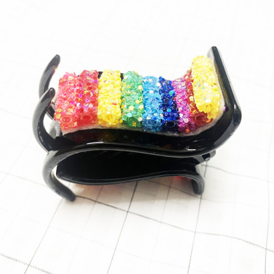 Kẹp tóc cầu vòng loại ngắn 5 răng đẹp và chắc chắn