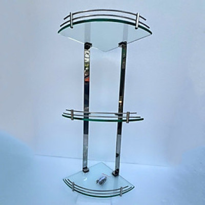 Kệ Kính Góc Cường Lực Treo Tường 3 Tầng Treo Tường KB-971