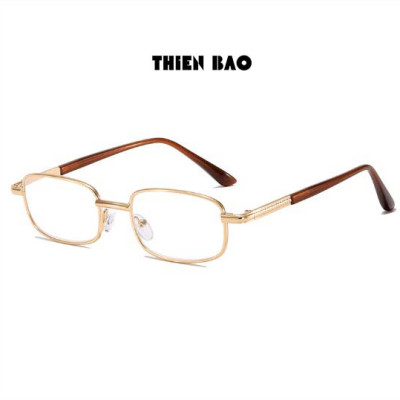 Kính lão thị, viễn thị Nam nữ trung niên tròng Thủy tinh chống xước KVN16 hàng đẹp toàn viền vàng GOLD  loại I