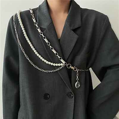 Belt xích Chuỗi thắt lưng kim loại titan không gỉ cá tính phối nhiều layer nhiều kiểu đeo sáng tạo cá tính ấn tượng nam và nữ unisex