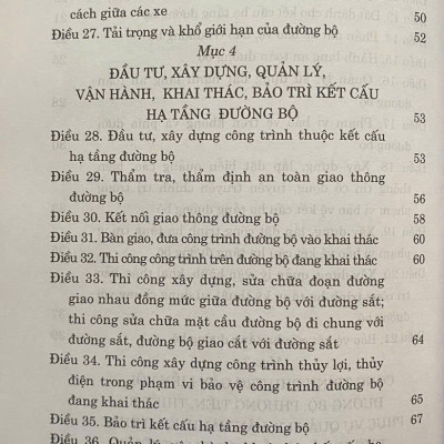 Luật Đường Bộ Năm 2024 