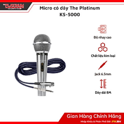 Micro có dây Platinum KS5000 - Hàng chính hãng