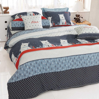 Bộ ga chun chần Everon EPM22074 ( 01 Ga chun chần + 02 Vỏ gối 45x65)