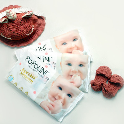 Tã dán Popolini size S 72 miếng 3-6kg