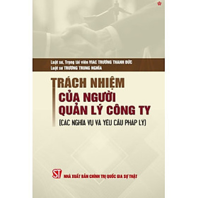 Trách nhiệm của người quản lý công ty (các nghĩa vụ và yêu pháp lý) bản in 2024)