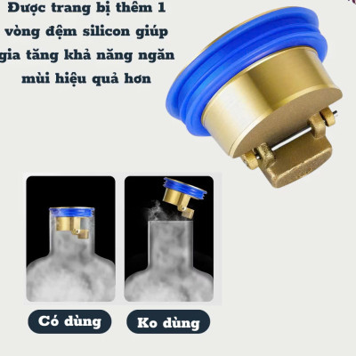 Bộ 2 Nắp Đậy Cống Thoát Nước Bằng Đồng – Giải Pháp Ngăn Mùi Hôi, Côn Trùng Xâm Nhập Loại Tốt