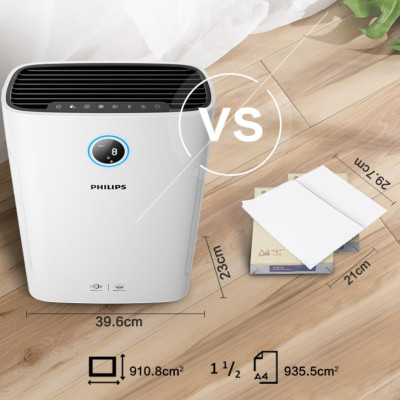 Máy lọc không khí kiêm tạo độ ẩm.2 trong 1 nhãn hiệu Philips Series 2000 AC2726/00 - HÀNG NHẬP KHẨU