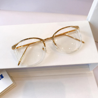 Kính mắt tròn gọng Kim loại Hàn Quốc hottrends + tặng tuavit Kính xinh mini đa năng