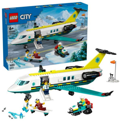 Đồ Chơi Lắp Ráp Máy Bay Cứu Hộ Khẩn Cấp - Lego City 60465 (403 Mảnh Ghép)