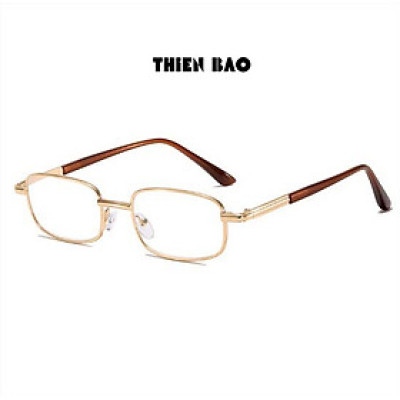 Kính lão thị, viễn thị trung niên tròng Thủy tinh chống xước KVN16 hàng đẹp toàn viền vàng GOLD Nam nữ loại I