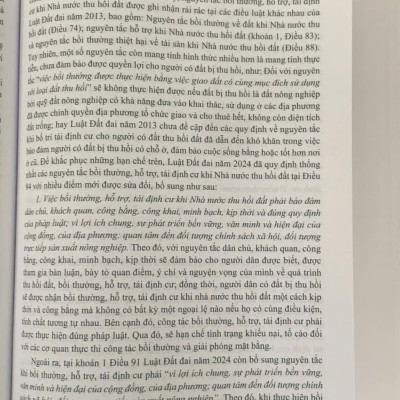 Bình luận khoa học Luật Đất đai năm 2024